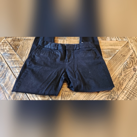 Banana Republic Sloan Crop Curvy Pants Black Size 2 Curvy - Picture 9 of 9